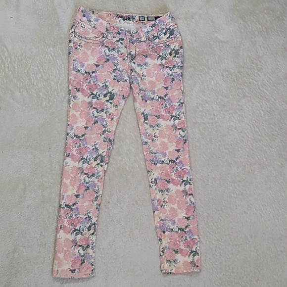 Miss Me Jeans size 29 Skinny Floral Print - Picture 3 of 13